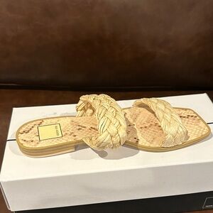 Dolce Vita Braided Cream Sandals